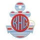 Anchor Monogram Applique | Machine Embroidery Designs by JuJu