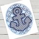                                 Anchor Oval | Machine Embroidery Designs by JuJu/ Sew Embroidable                         
                            
                            