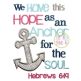 Anchor Verse | Machine Embroidery Designs by JuJu
