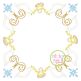 Angels Frame Bean Stitch Embroidery | Machine Embroidery Designs by JuJu