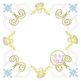Angels Frame Bean Stitch Embroidery | Machine Embroidery Designs by JuJu