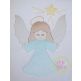 Angel Star Sketch Embroidery | Machine Embroidery Designs by JuJu