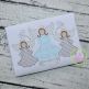Angel Trio Motif Embroidery | Machine Embroidery Designs by JuJu