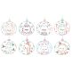 Animal Ornaments Vintage Stitch Machine Embroidery Designs by JuJu