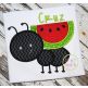 Ant Watermelon Applique | Machine Embroidery Designs by JuJu