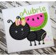 Ant Watermelon Girl Applique | Machine Embroidery Designs by JuJu