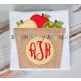 Apple Barrel Monogram Circle | Machine Embroidery Designs by JuJu
