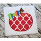 Apple Bow Applique | Machine Embroidery Designs by JuJu
