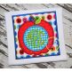 Apple Box Monogram Applique | Machine Embroidery Designs by JuJu