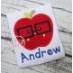 Apple Glasses Boy Applique | Machine Embroidery Designs by JuJu