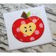 Apple Heart Applique | Machine Embroidery Designs by JuJu