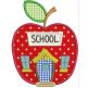 Rule The School Applique Machine Embroidery Designs by JuJu
