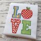 Apple LOVE Applique | Machine Embroidery Designs by JuJu