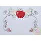Apple Princess Frame Embroidery | Machine Embroidery Designs by JuJu