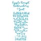 Apple Script Embroidery Font Machine Embroidery Designs by JuJu