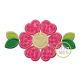 Heart Flower Applique | Machine Embroidery Designs by JuJu