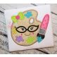Art Glasses Girl Applique | Machine Embroidery Designs by JuJu