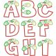 Christmas Lights Applique Alphabet