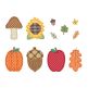 Autumn Alphabet Embellishment Kit | Machine Embroidery Designs by JuJu
                            