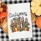 Autumn Fence Sketch | Machine Embroidery Designs by JuJu	
