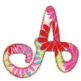 Playful Script Alphabet Applique Machine Embroidery Designs by JuJu 