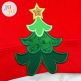 Christmas Tree Side Seam Cutaway Applique Embroidery Design | Machine Embroidery Designs by JuJu