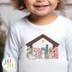 Christmas Nativity Alphabet Embellishment Kit Emobroidery Set | Machine Embroidery Designs by JuJu