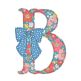 Heirloom Bow Bean Stich Applique Alphabet | Machine Embroidery Designs by JuJu	