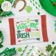 In The Hoop Kiss Me I'm Irish Mug Rug Project | Machine Embroidery Designs by JuJu