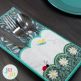 In The Hoop Flowers and Ladybug Utensil Holder Project | Machine Embroidery Designs by JuJu
