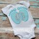 Baby Feet Monogram Frame | Machine Embroidery Designs by JuJu