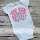 Baby Feet Monogram Frame | Machine Embroidery Designs by JuJu