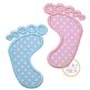 Baby Feet Applique | Machine Embroidery Designs by JuJu