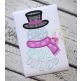 Baby It's Cold Outside Snowman Applique | Machine Embroidery Designs by JuJu