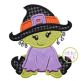 Baby Witch Applique | Machine Embroidery Designs by JuJu