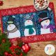 In The Hoop Build A Snowman Project | Machine Embroidery Designs by JuJu
