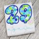 Balloon Numbers Applique | Machine Embroidery Designs by JuJu