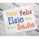 Barnyard Embroidery Font