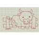 Barnyard Friends Redwork Machine Embroidery Designs by JuJu