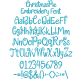 Christmas Pie Embroidery Font | Machine Embroidery Designs by JuJu