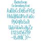 Butterbean Embroidery Font | Machine Embroidery Designs by JuJu