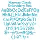 Nouveau Classic Embroidery Font | Machine Embroidery Designs by JuJu