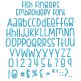 Fish Fingers Embroidery Font | Machine Embroidery Designs by JuJu