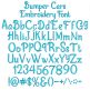 Bumper Cars Embroidery Font | Machine Embroidery Designs by JuJu