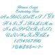 Bianca Script Embroidery Font | Machine Embroidery Designs by JuJu