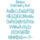 Jamison Embroidery Font | Machine Embroidery Designs by JuJu