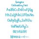 Georgina Embroidery Font | Machine Embroidery Designs by JuJu