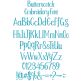 Butterscotch Embroidery Font | Machine Embroidery Designs by JuJu