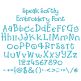 Speak Softly Embroidery Font | Machine Embroidery Designs by JuJu