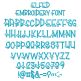 Elfed Embroidery Font | Machine Embroidery Designs by JuJu